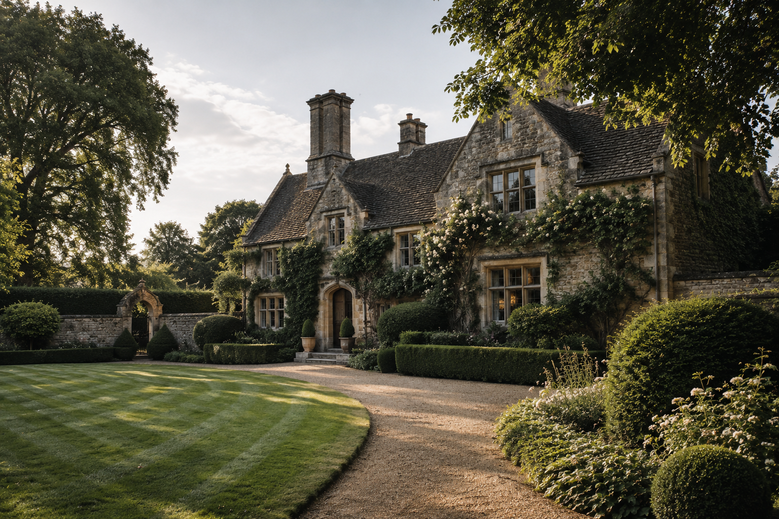 Ashcroft Manor at golden hour